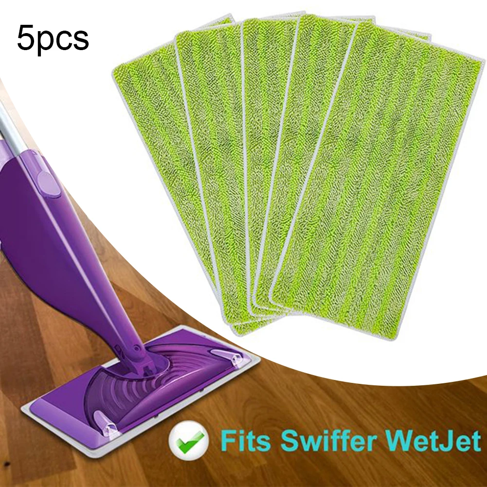 5Pcs Thickened Reusable Washable Mop Pads Green Flat Mop For Swiffer Wet Jet Mop 29*15cm Replacement
5Pcs Thickened Reusable Washable Mop Pads Green Flat Mop For Swiffer Wet Jet Mop 29*15cm Replacement