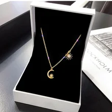 2022 New Stainless Steel Star and Moon Necklace Women's Simple Fashion Exquisite Choker Necklace Party Jewelry Birthday Gifts
2022 New Stainless Steel Star and Moon Necklace Women's Simple Fashion Exquisite Choker Necklace Party Jewelry Birthday Gifts