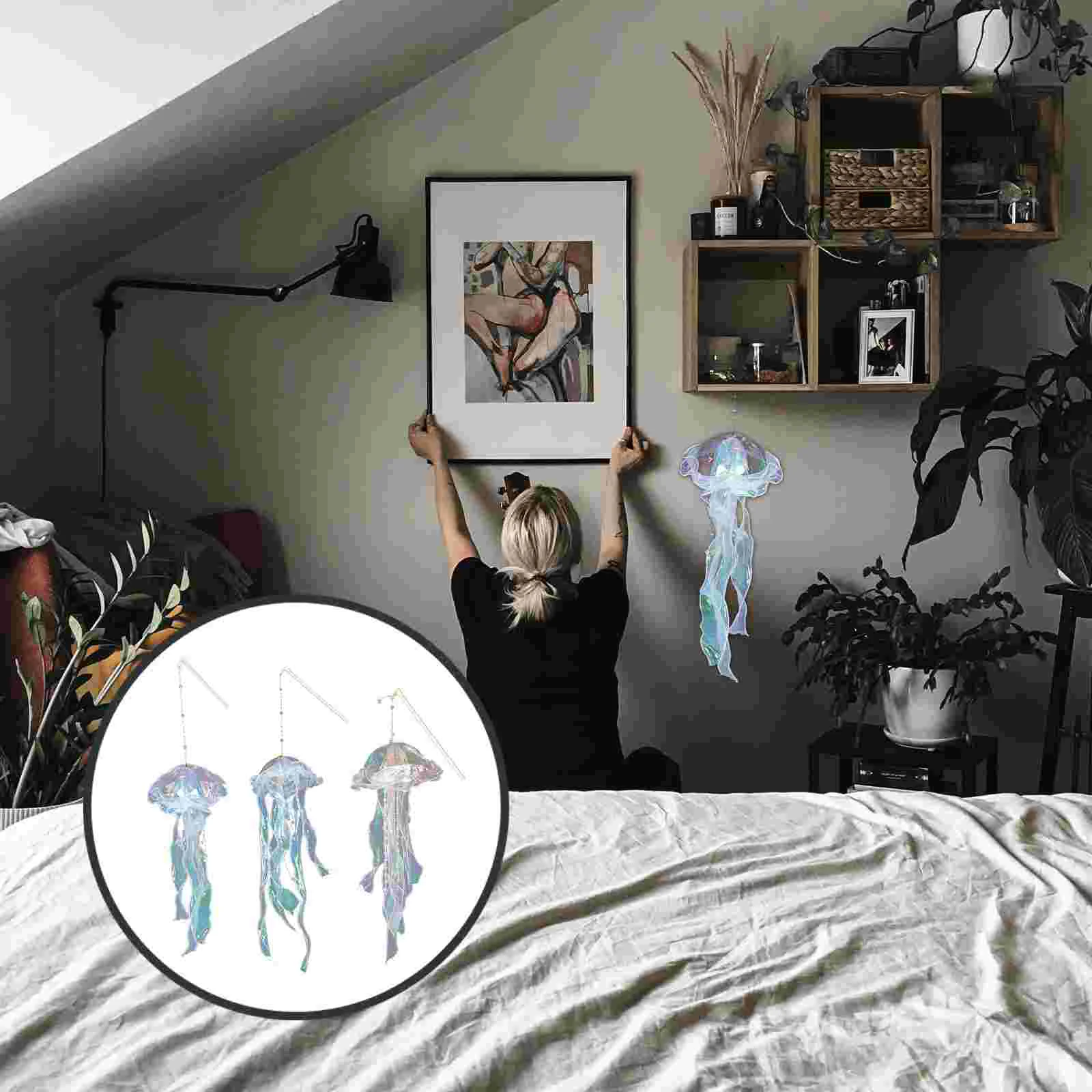 Jellyfish Colorful Jellyfish Lamp Hanging Lantern Floating Lamp Mermaid Party Decorations Night Light
Jellyfish Colorful Jellyfish Lamp Hanging Lantern Floating Lamp Mermaid Party Decorations Night Light