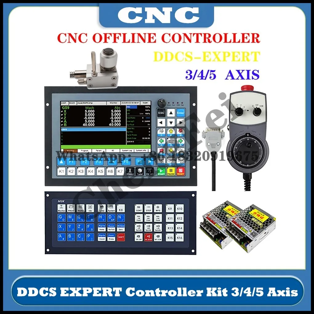 Cyclmotion CNC ATC controller DDCS EXPERT M350 3/4/5 axis 1MHz G code for engraving and millings replacement mach3 ddcsv3.1
Cyclmotion CNC ATC controller DDCS EXPERT M350 3/4/5 axis 1MHz G code for engraving and millings replacement mach3 ddcsv3.1