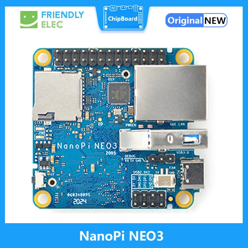 

Friendly NanoPi NEO3 Mini Development Board RK3328 Gigabit Ethernet port 1GB/2GB memory OpenWrt/LEDE dropship