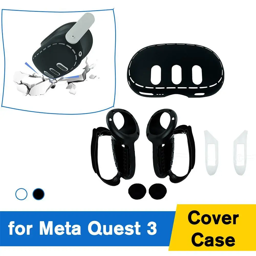 Защитный чехол 10 в 1 для контроллера Meta Quest 3 из ТПУ, защитный чехол для гарнитуры VR, аксессуар для виртуальной реальности
Защитный чехол 10 в 1 для контроллера Meta Quest 3 из ТПУ, защитный чехол для гарнитуры VR, аксессуар для виртуальной реальности