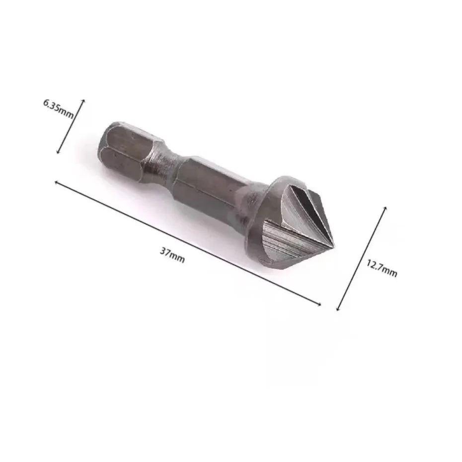 Six Flute Drill Bit 90 Degree Bevel Recessed Carpentry Remove Bur Chamfer Bit Hex Debur 1/4\\\\\\\" Hex High Quality
Six Flute Drill Bit 90 Degree Bevel Recessed Carpentry Remove Bur Chamfer Bit Hex Debur 1/4\\\\\\\" Hex High Quality