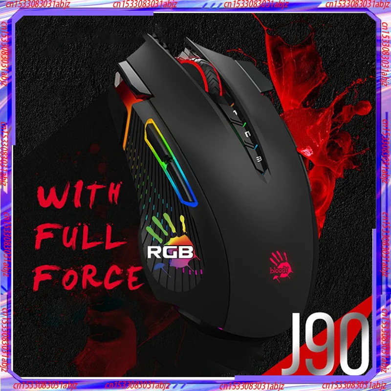 Игровая мышь Bloody J90s с низкой задержкой, эргономичная проводная мышь RGB для ПК FPS, геймерская мышь, аксессуары для ноутбука, офисные подарки
Игровая мышь Bloody J90s с низкой задержкой, эргономичная проводная мышь RGB для ПК FPS, геймерская мышь, аксессуары для ноутбука, офисные подарки