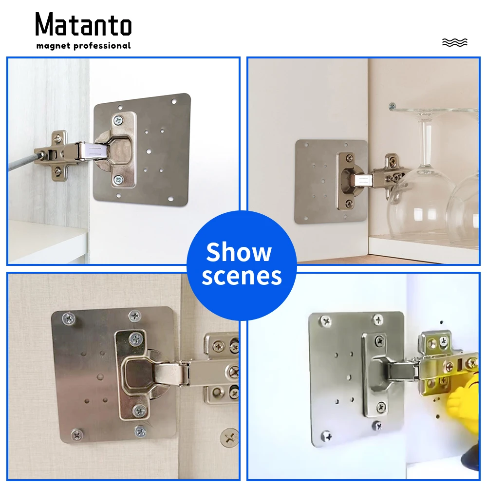 Generic Kitchen Cupboard Door Hinge Repair Kit Closet Repair Side Mount Specail Offer