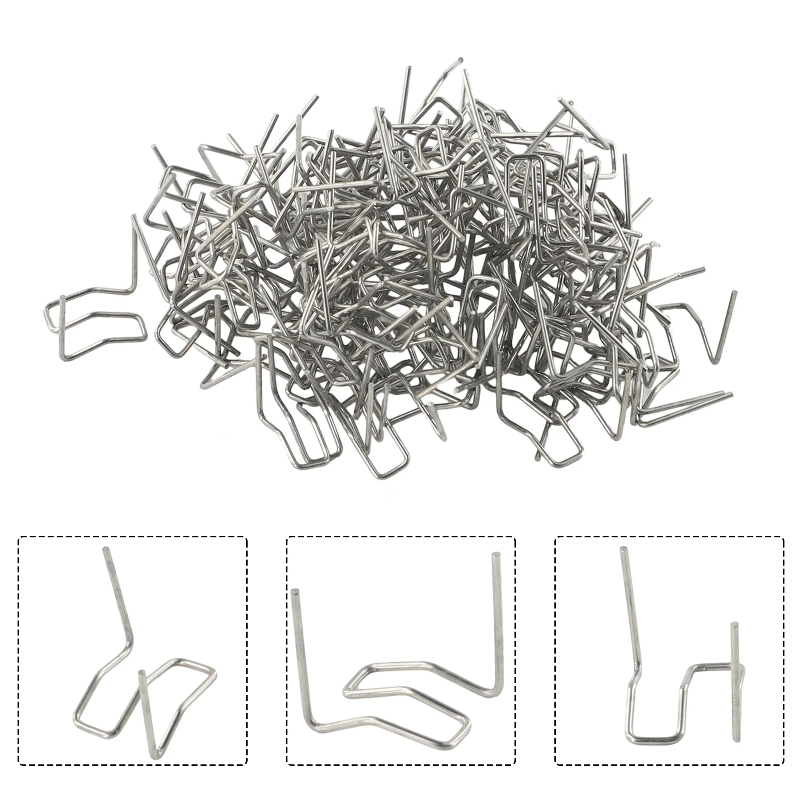 Stainless Steel Hot Staple 100PCS 0.6/0.8mm For Car Bumper For Plastic Welding Hot Stapler Staples Hot Staples
Stainless Steel Hot Staple 100PCS 0.6/0.8mm For Car Bumper For Plastic Welding Hot Stapler Staples Hot Staples