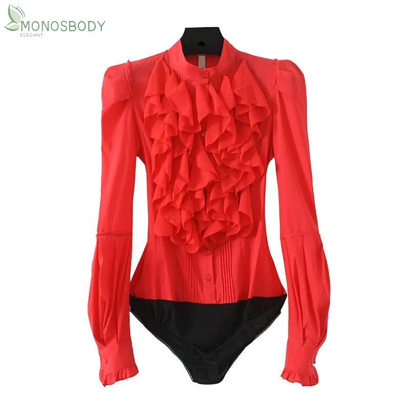 2023 Fashion Chiffon Bodysuits Women Office Lady Work White Ruffles Body Shirt Long Sleeved Bodycon Blouses Female Rompers Tops
2023 Fashion Chiffon Bodysuits Women Office Lady Work White Ruffles Body Shirt Long Sleeved Bodycon Blouses Female Rompers Tops