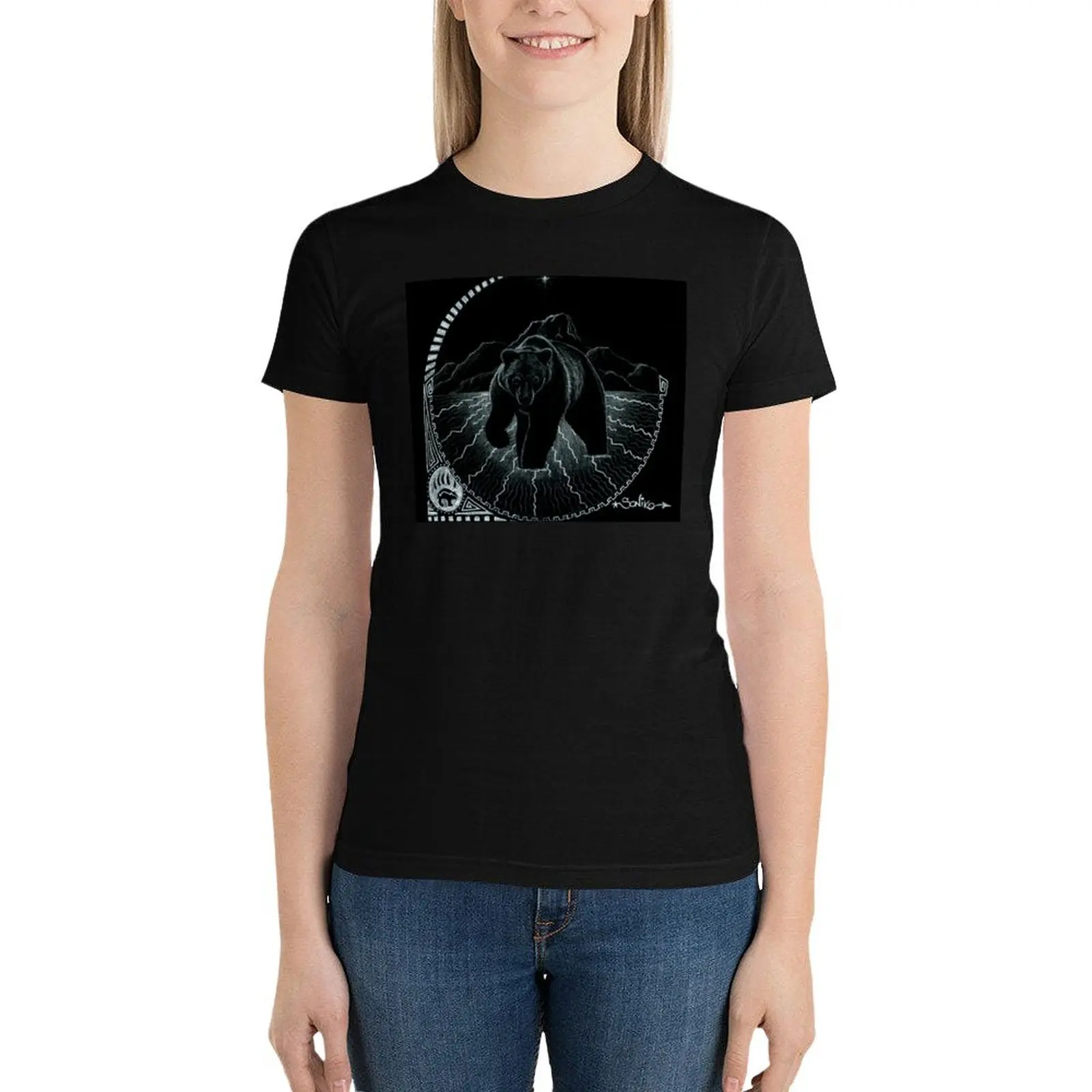 bear medicine ~ introspection T-Shirt graphics summer top tees Women's cotton t-shirt
bear medicine ~ introspection T-Shirt graphics summer top tees Women's cotton t-shirt