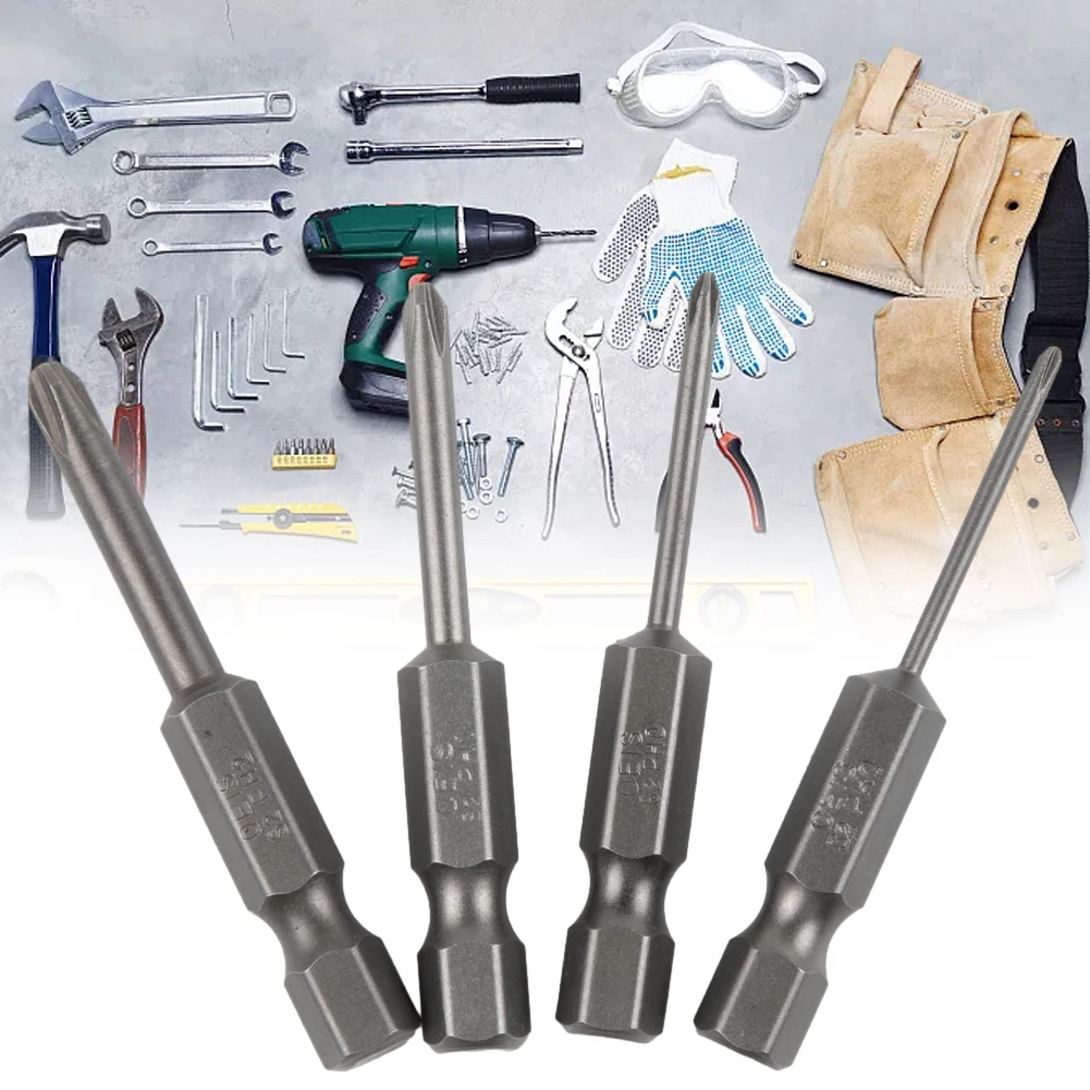 4pcs Cross Screwdriver Bits Hex Shank 50mm Electric Driver Tools PH00 PH1 PH2 For Home Drills Power Tool Small Appliances Repair
4pcs Cross Screwdriver Bits Hex Shank 50mm Electric Driver Tools PH00 PH1 PH2 For Home Drills Power Tool Small Appliances Repair