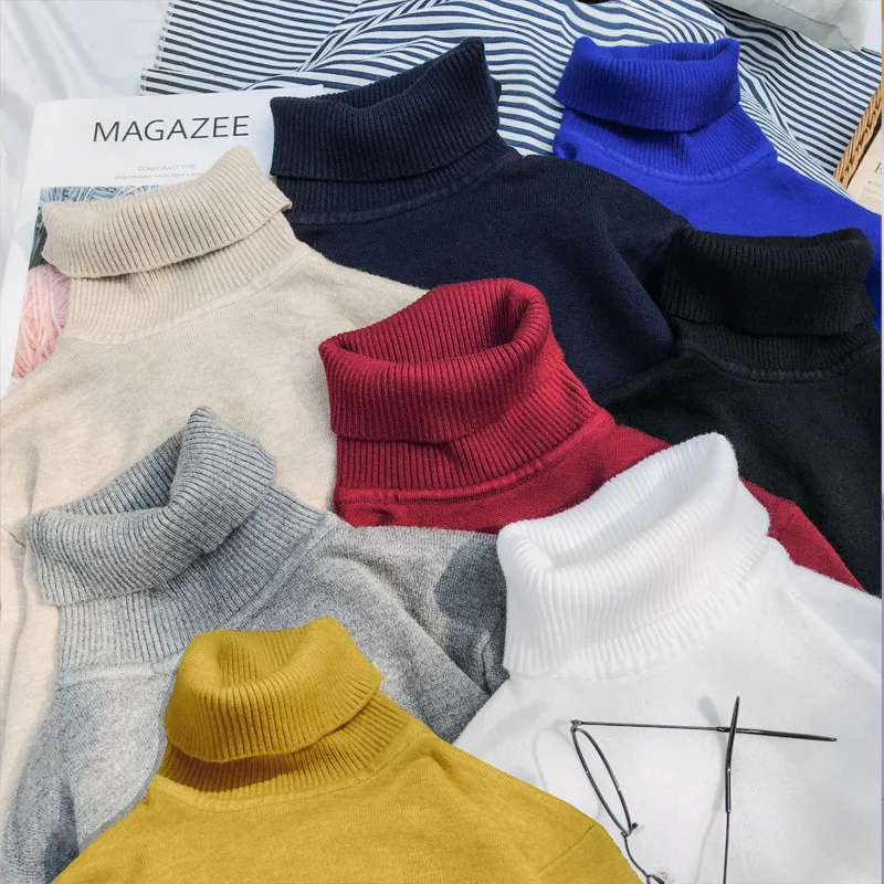 2023 Autumn and Winter Men's Turtleneck Sweater Solid Color Sweater Thickened Velvet Padded Bottoming Shirt
2023 Autumn and Winter Men's Turtleneck Sweater Solid Color Sweater Thickened Velvet Padded Bottoming Shirt