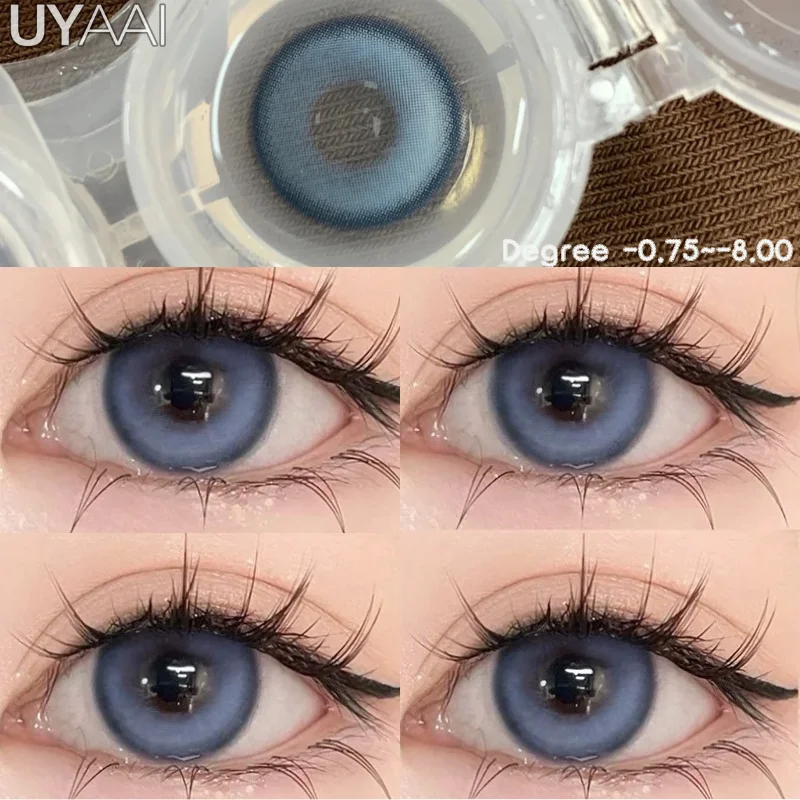 UYAAI Color Contact Lenses with Diopters Color Lens Korea Blue Eyes Lenses Natural Colored Eye Black Lenses Brown Color Lens Eye
UYAAI Color Contact Lenses with Diopters Color Lens Korea Blue Eyes Lenses Natural Colored Eye Black Lenses Brown Color Lens Eye