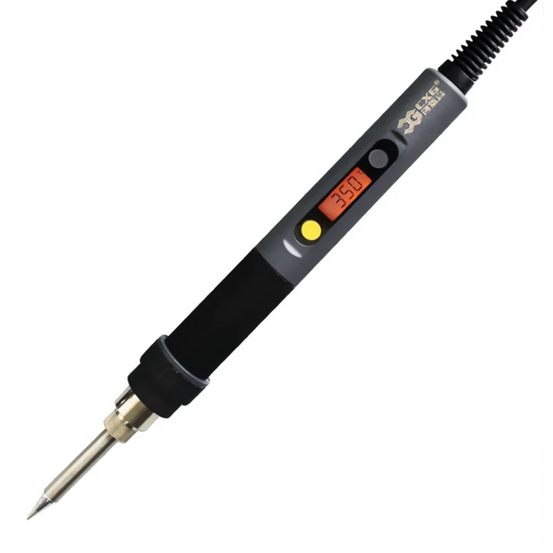 Новый цифровой электрический паяльник 60 Вт CXG C60W, ЖК-подсветка, регулируемая температура, европейская вилка с выключателем питания
Новый цифровой электрический паяльник 60 Вт CXG C60W, ЖК-подсветка, регулируемая температура, европейская вилка с выключателем питания