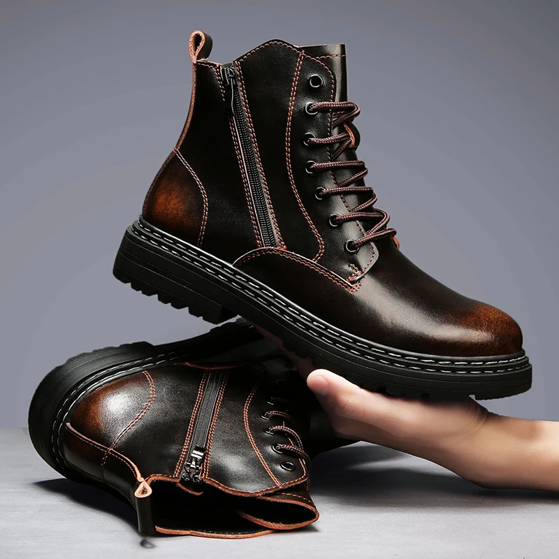 Men's Chukka Boots Waterproof Leather Casual Lace Up Ankle Oxford Boots Daily Dress Shoes for Men
Men's Chukka Boots Waterproof Leather Casual Lace Up Ankle Oxford Boots Daily Dress Shoes for Men