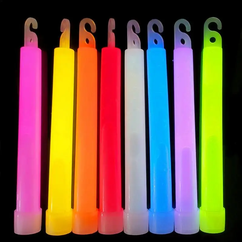 

Glow Sticks For Kids 5.9in 8PCS Bright Glow Sticks With 12-Hour Duration Multi Use Glowsticks Light Up Toys For Parties Camping