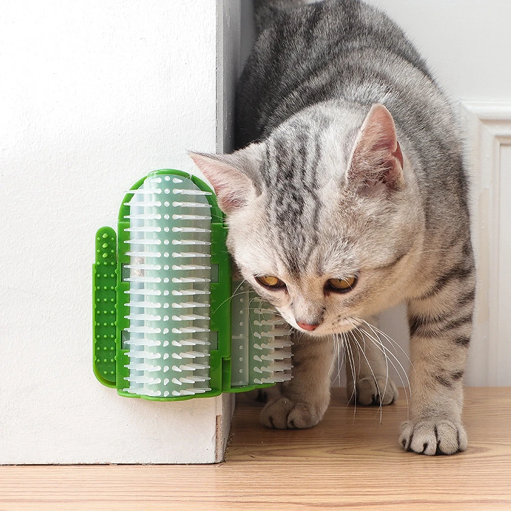 Cat Self Groomer for Wall Corner Massage Comb Grooming Brush Tool for Kitten Puppy Corner Scratcher Pet Grooming Brush
Cat Self Groomer for Wall Corner Massage Comb Grooming Brush Tool for Kitten Puppy Corner Scratcher Pet Grooming Brush