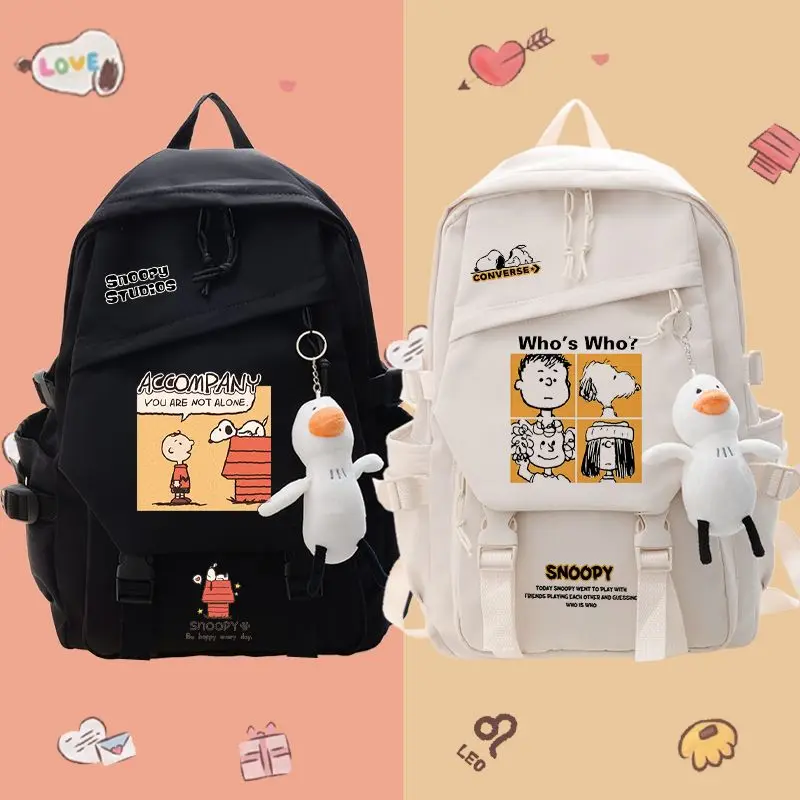 New Kawaii Miniso Snoopy Cute Anime and Manga Around The Shoulders Backpack Students Large Capacity Schoolbag for Students Gifts
New Kawaii Miniso Snoopy Cute Anime and Manga Around The Shoulders Backpack Students Large Capacity Schoolbag for Students Gifts