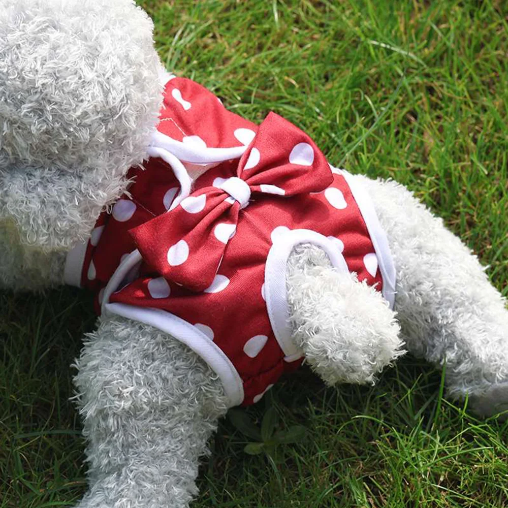 Pet Physiological Pants Dog Menstrual Pants Cute Pet Princess Panties Pet Diaper Dog Breathable Bow Dog Clothes Elasticity Pants Pet Physiological Pants Dog Menstrual Pants Cute Pet Princess Panties Pet Diaper Dog Breathable Bow Dog Clothes Elasticity Pants