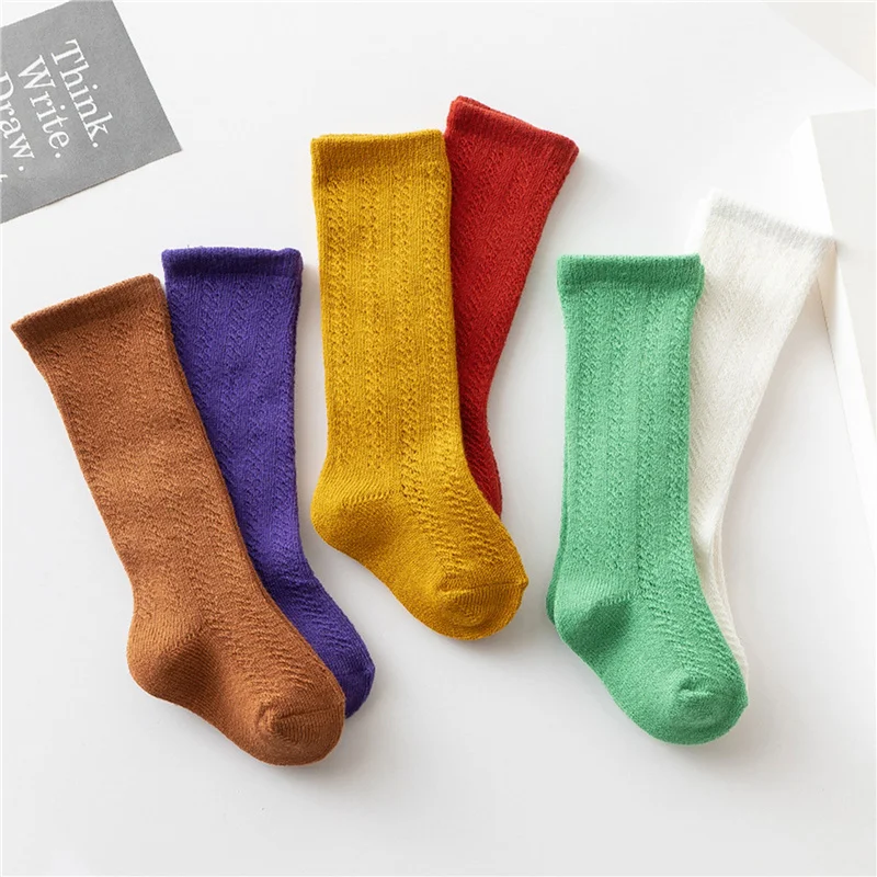 Baby Knee High Socks, Soft Knitted Long Socks Hollow Out Long Stockings for Infants 3-24Months
Baby Knee High Socks, Soft Knitted Long Socks Hollow Out Long Stockings for Infants 3-24Months