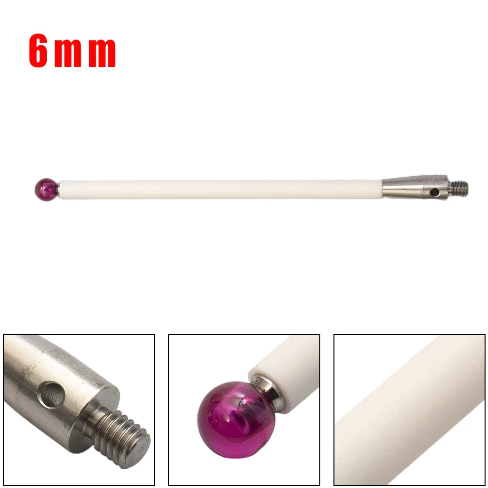 1PCS CMM Probe Stylus 6mm Ball Tip CMM Contact Probe Ceramic Shaft Probe Test Accessory For Renishaw M4 A-5000-3712
1PCS CMM Probe Stylus 6mm Ball Tip CMM Contact Probe Ceramic Shaft Probe Test Accessory For Renishaw M4 A-5000-3712
