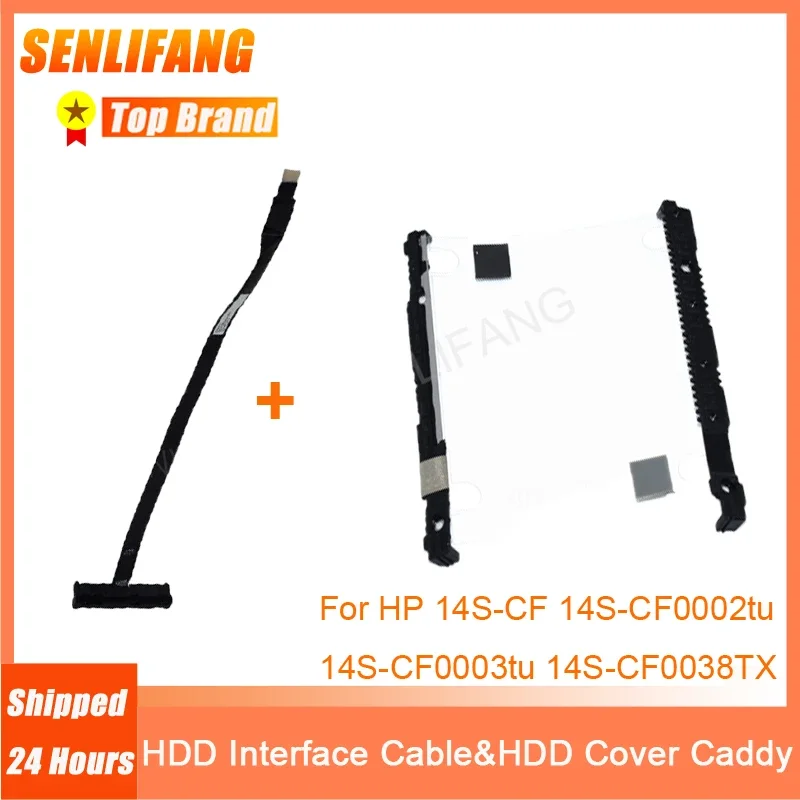 

New For HP 14S-CF 14S-CF0002tu 14S-CF0003tu 14S-CF0038TX L23187-001 14-CF0000 HDD Interface Cable&HDD Cover Caddy L24490-001