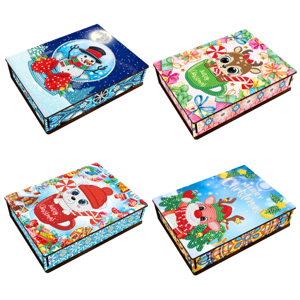 DIY Diamond Painting Christmas Jewelry Box Diy Diamond Embroidery Set Wooden Box Ladies Jewelry Storage Box Christmas Gifts
DIY Diamond Painting Christmas Jewelry Box Diy Diamond Embroidery Set Wooden Box Ladies Jewelry Storage Box Christmas Gifts