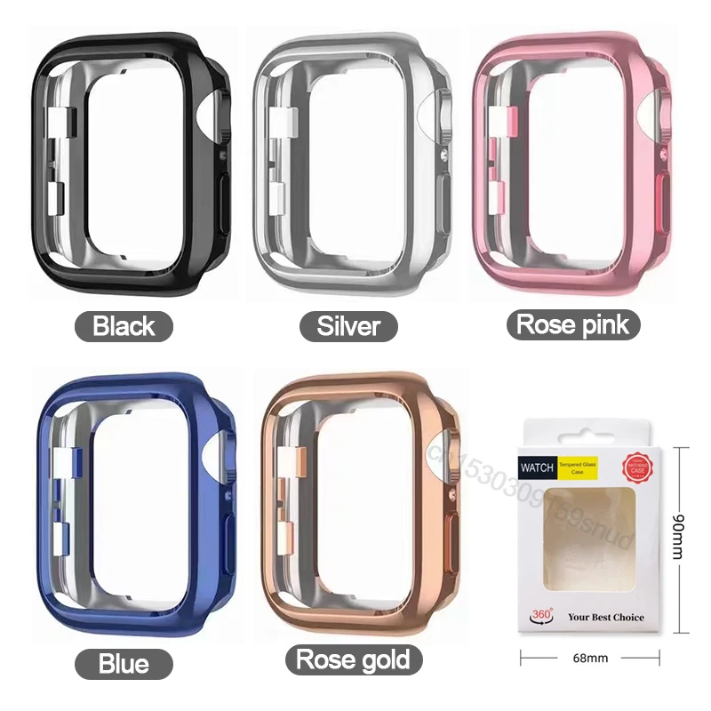 10PCS Wholesale electroplating + hollowed out protective case for iwatch watch case cover 45mm 41mm 44mm accessories
10PCS Wholesale electroplating + hollowed out protective case for iwatch watch case cover 45mm 41mm 44mm accessories