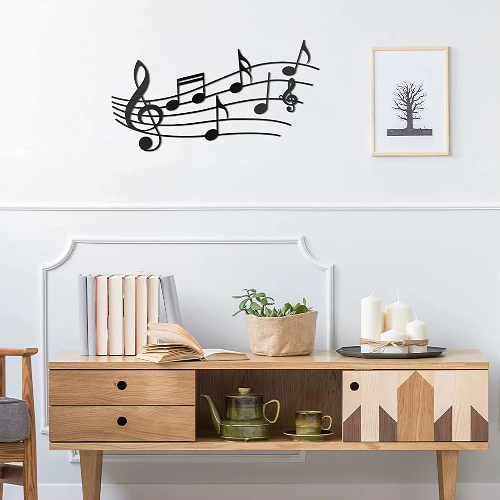 Home Decor Black Musical Note Decoration Bedroom Wall Kitchen Decorate Notes Hanging Sign Studio
Home Decor Black Musical Note Decoration Bedroom Wall Kitchen Decorate Notes Hanging Sign Studio