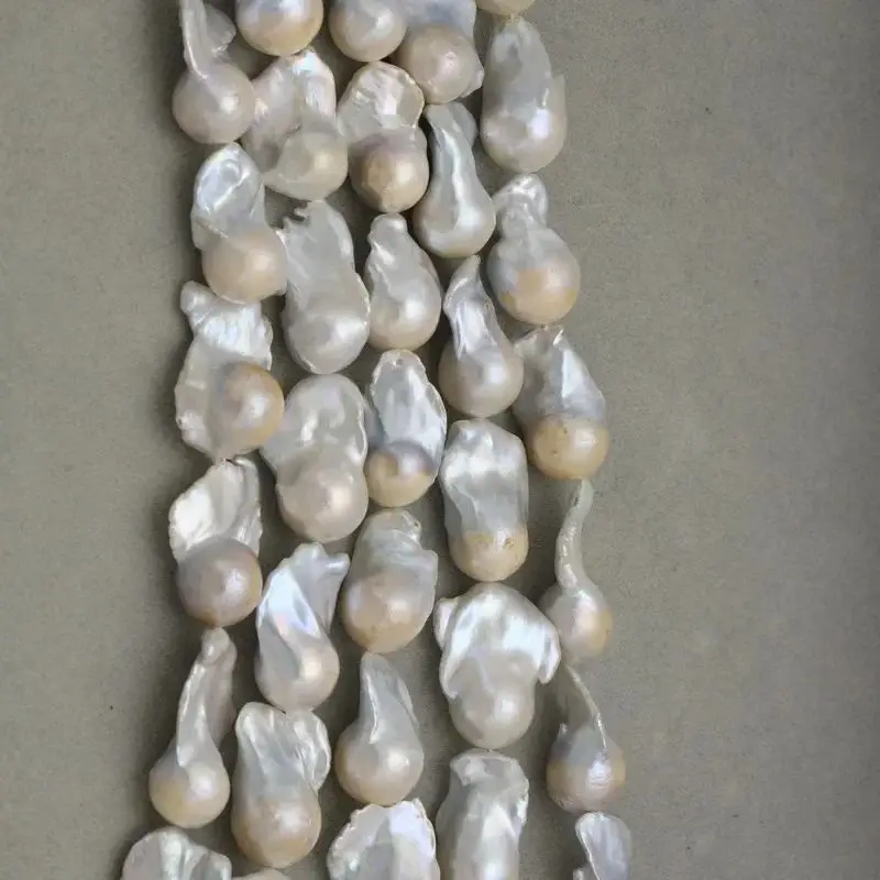 

10-30mm High Quality 100% Nature Freshwater Pearl Big Pearl Baroque Teartail Pearl Natural White Lady Diy Jewelry Necklace AAA