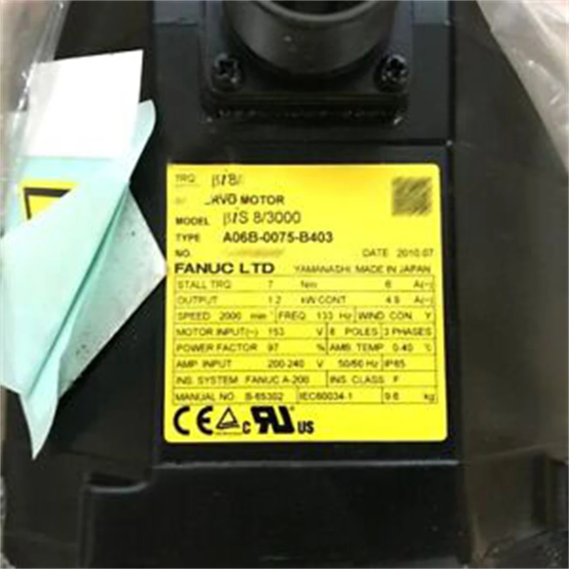 New Original A06B-0075-B403 Servo Motor Module Spot Via Fedex/Dhl 1 Year Warranty Fast Ship 6ES7138-4CA01-0AA0
New Original A06B-0075-B403 Servo Motor Module Spot Via Fedex/Dhl 1 Year Warranty Fast Ship 6ES7138-4CA01-0AA0