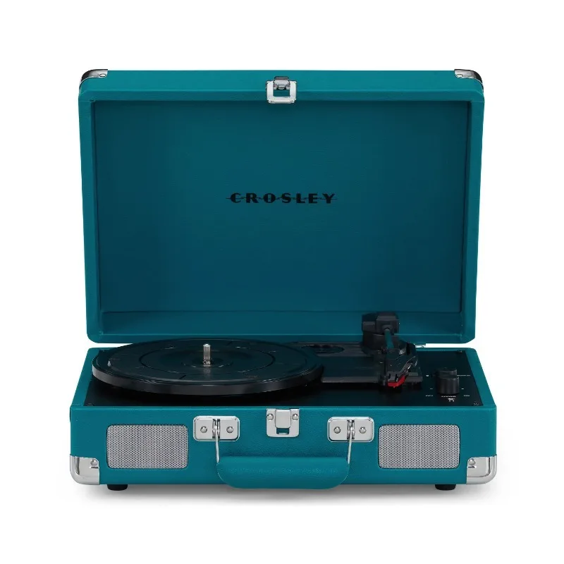 

Crosley Cruiser Plus Vinyl Record Player with Speakers with wireless Bluetooth - Audio Turntables Musical Instruments
