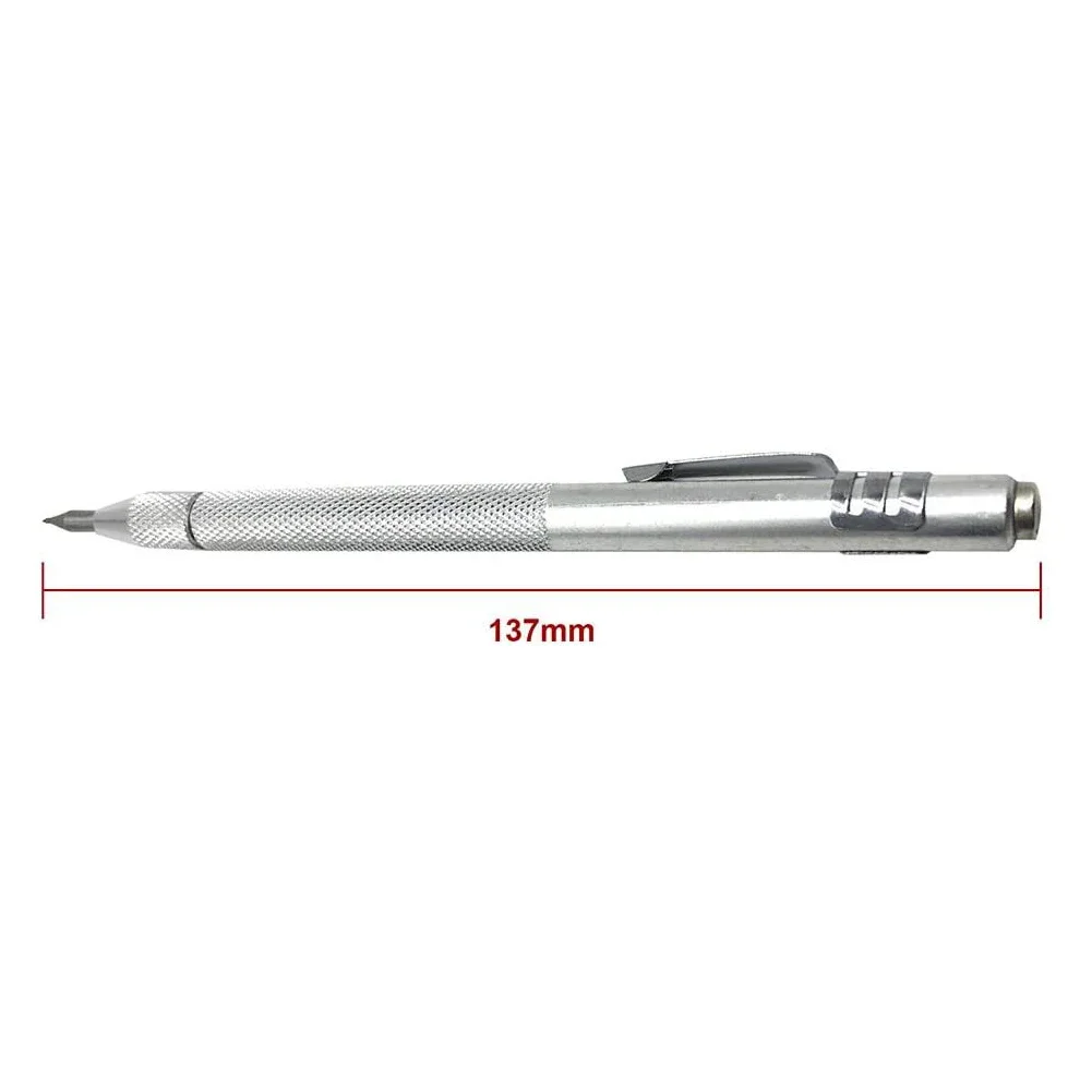 137mm Tungsten Carbide Tip Scriber Pen Magnetic Scribing Carving Pen For Engraving Hardened Steel Ceramic Glass Etching Tool
137mm Tungsten Carbide Tip Scriber Pen Magnetic Scribing Carving Pen For Engraving Hardened Steel Ceramic Glass Etching Tool