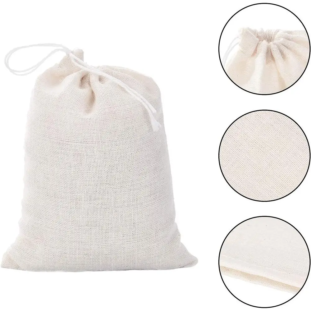 50pcs Muslin Bags Multipurpose Cotton Drawstring Bag Home Supplies For Handicrafts Candies Coffee Beans
50pcs Muslin Bags Multipurpose Cotton Drawstring Bag Home Supplies For Handicrafts Candies Coffee Beans