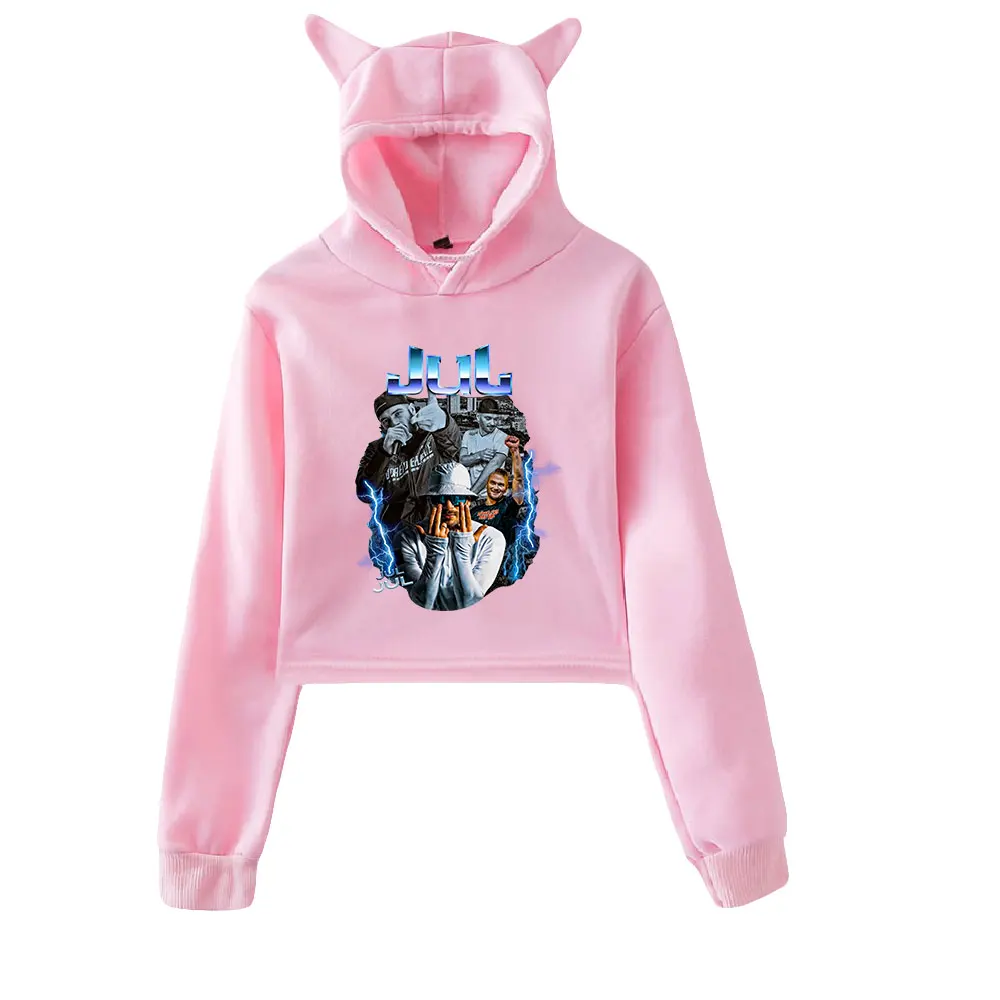 Julien Mari Hoodie Sweatshirts Crop top Hoodie Pullovers Printing Rapper for Girls Cat Ear Youth Streetwear Casual
Julien Mari Hoodie Sweatshirts Crop top Hoodie Pullovers Printing Rapper for Girls Cat Ear Youth Streetwear Casual