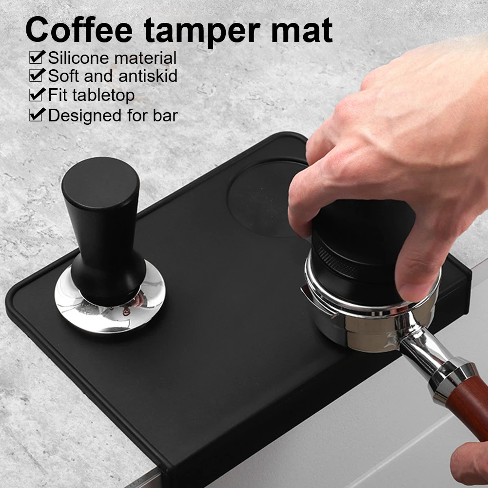 Coffee Tamper Mat Silicone Espresso Tamping Mat Tamping Station Coffee Tamping Rest Holder Corner Edge Pad Coffee Accessories
Coffee Tamper Mat Silicone Espresso Tamping Mat Tamping Station Coffee Tamping Rest Holder Corner Edge Pad Coffee Accessories