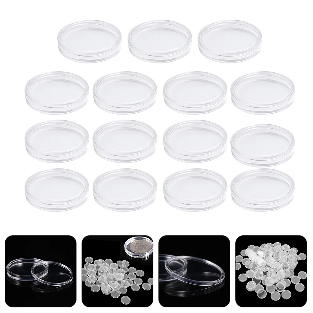 

24 PCS Storage Boxes Collection Supplies Display Holder Delicate Case Stand Collection Supplies Storage Acrylic