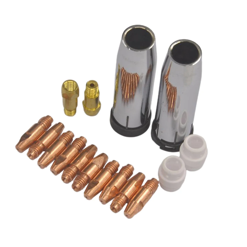 16pcs Contact Tip Nozzle Diffuser Kit Fit MP250i 250A Welder 21180 MB 36KD Welding Torch Consumables 0.8mm 1.0mm 1.2mm Welding
16pcs Contact Tip Nozzle Diffuser Kit Fit MP250i 250A Welder 21180 MB 36KD Welding Torch Consumables 0.8mm 1.0mm 1.2mm Welding