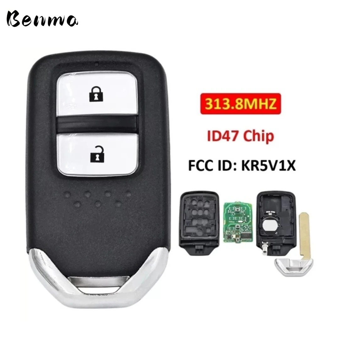 Benma-ключ управления для Honda Civic Crv Pilot 2016 Al 2019, FCC ID KR5V1X, ID 47 чип, 433 МГц
Benma-ключ управления для Honda Civic Crv Pilot 2016 Al 2019, FCC ID KR5V1X, ID 47 чип, 433 МГц