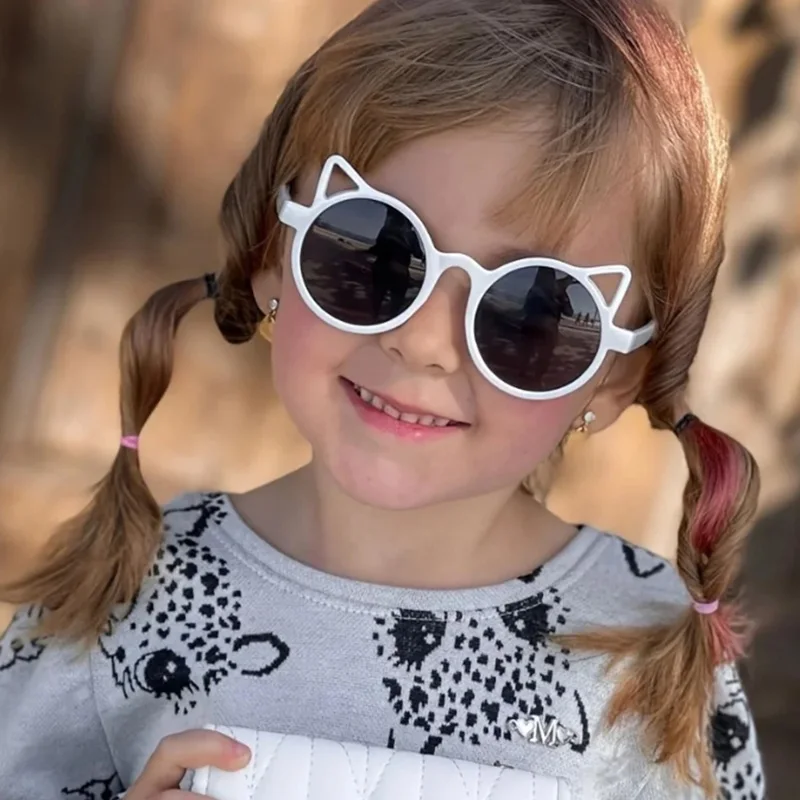 Little Cat Shaped Kids Sunglasses Outdoor Children Sun Protection Beach Boys Girls Sun Glasses Baby Shades Eyewear UV400 Oculos
Little Cat Shaped Kids Sunglasses Outdoor Children Sun Protection Beach Boys Girls Sun Glasses Baby Shades Eyewear UV400 Oculos