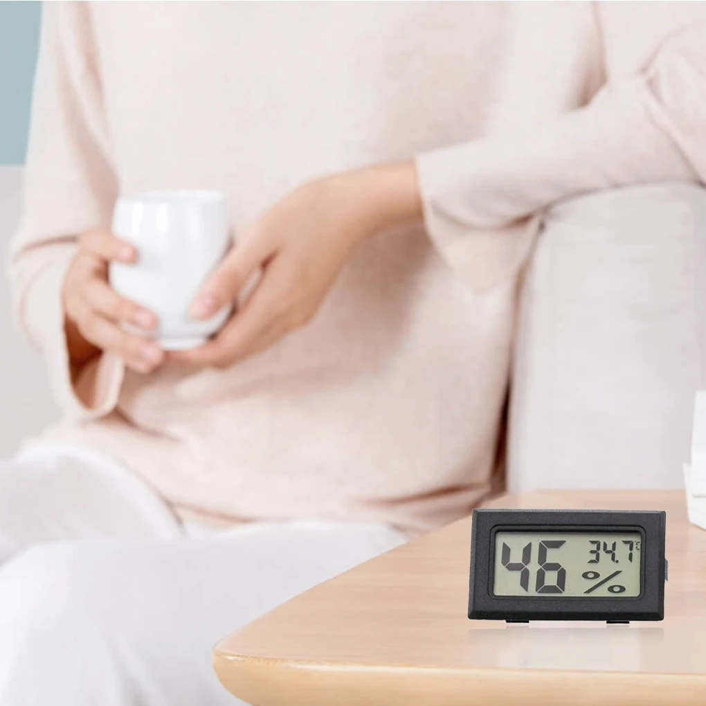 Цифровой мини-термометр с ЖК-дисплеем, высокоточный измеритель температуры с питанием от батарейки, цвет черный/белый
Цифровой мини-термометр с ЖК-дисплеем, высокоточный измеритель температуры с питанием от батарейки, цвет черный/белый