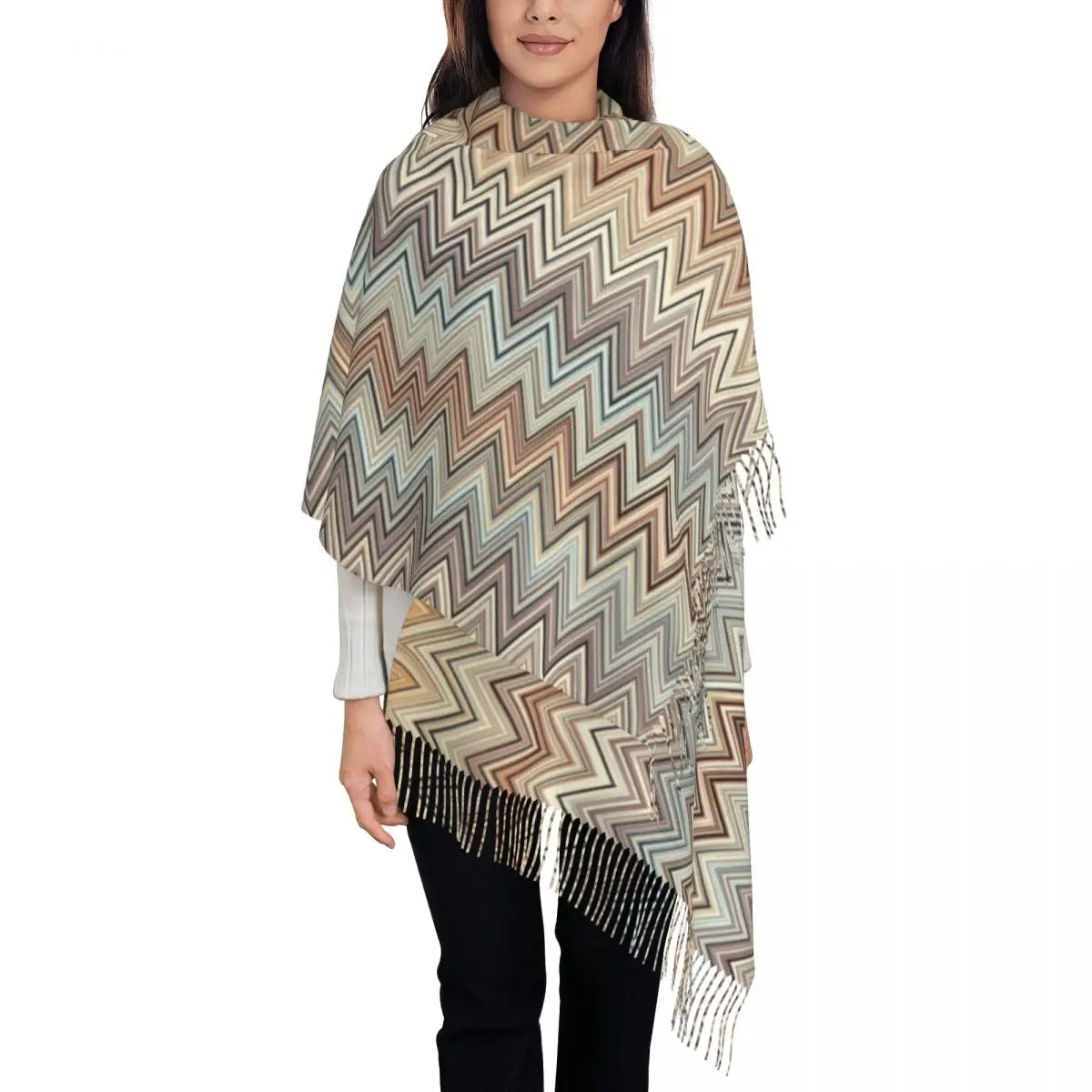 Personalized Printed Zig Zag Multicolor Scarf Women Men Winter Warm Scarves Camouflage Contemporary Shawls Wraps
Personalized Printed Zig Zag Multicolor Scarf Women Men Winter Warm Scarves Camouflage Contemporary Shawls Wraps