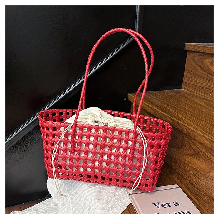 Vegetable basket women straw bags female summmer beach bag lady travel bags designer handbag handmade woven rattan bag shoulder 17 S27383f44f1314cadb2089fccd9541f68V
