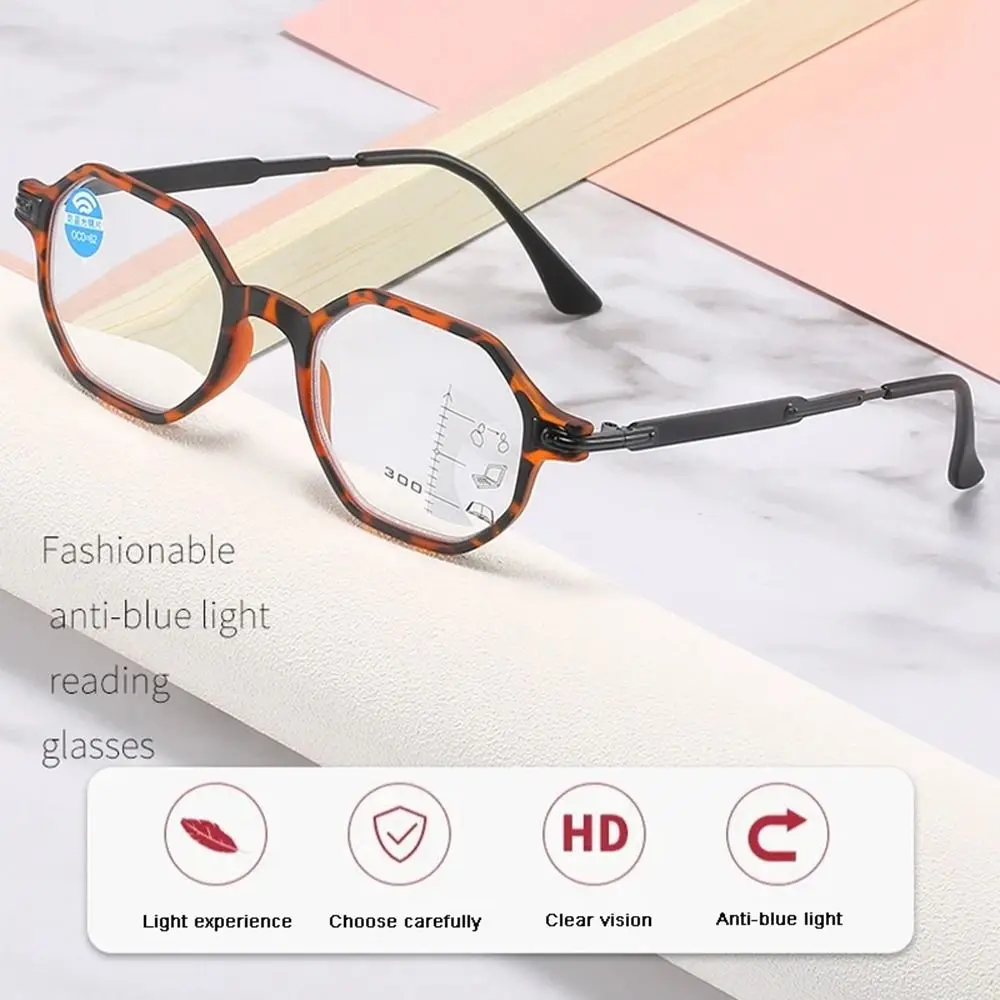 

Simple Progressive Multifocal Eye Protection Ultra Light Glasses Anti-Blue Light Sports Reading Glasses Presbyopic Eyewear