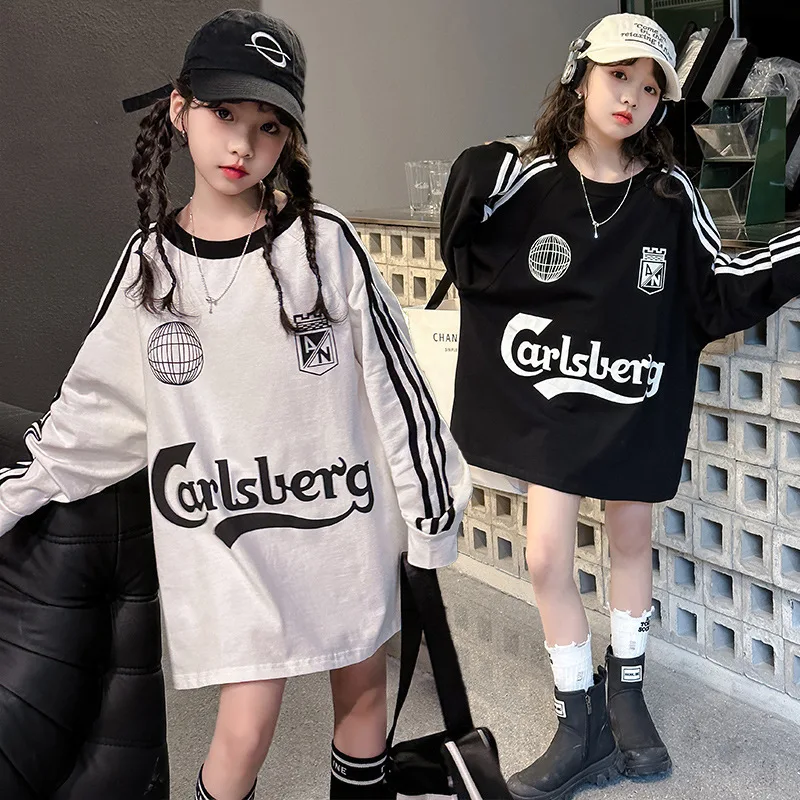 Свитшоты для мальчиков и девочек на весну и осень, детский Хлопковый пуловер с буквенным принтом, топы для подростков, футболка с длинным рукавом, дешевая одежда
Свитшоты для мальчиков и девочек на весну и осень, детский Хлопковый пуловер с буквенным принтом, топы для подростков, футболка с длинным рукавом, дешевая одежда