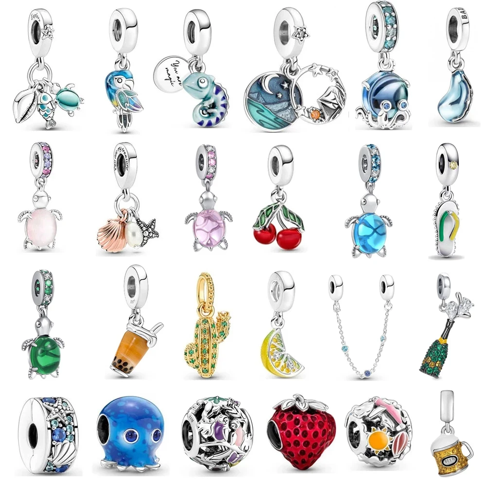 New Murano Glass Sea Turtle Dangle Bead fit Original Charms Silver 925 Bracelet DIY Women Jewelry summer Collection Gift
New Murano Glass Sea Turtle Dangle Bead fit Original Charms Silver 925 Bracelet DIY Women Jewelry summer Collection Gift