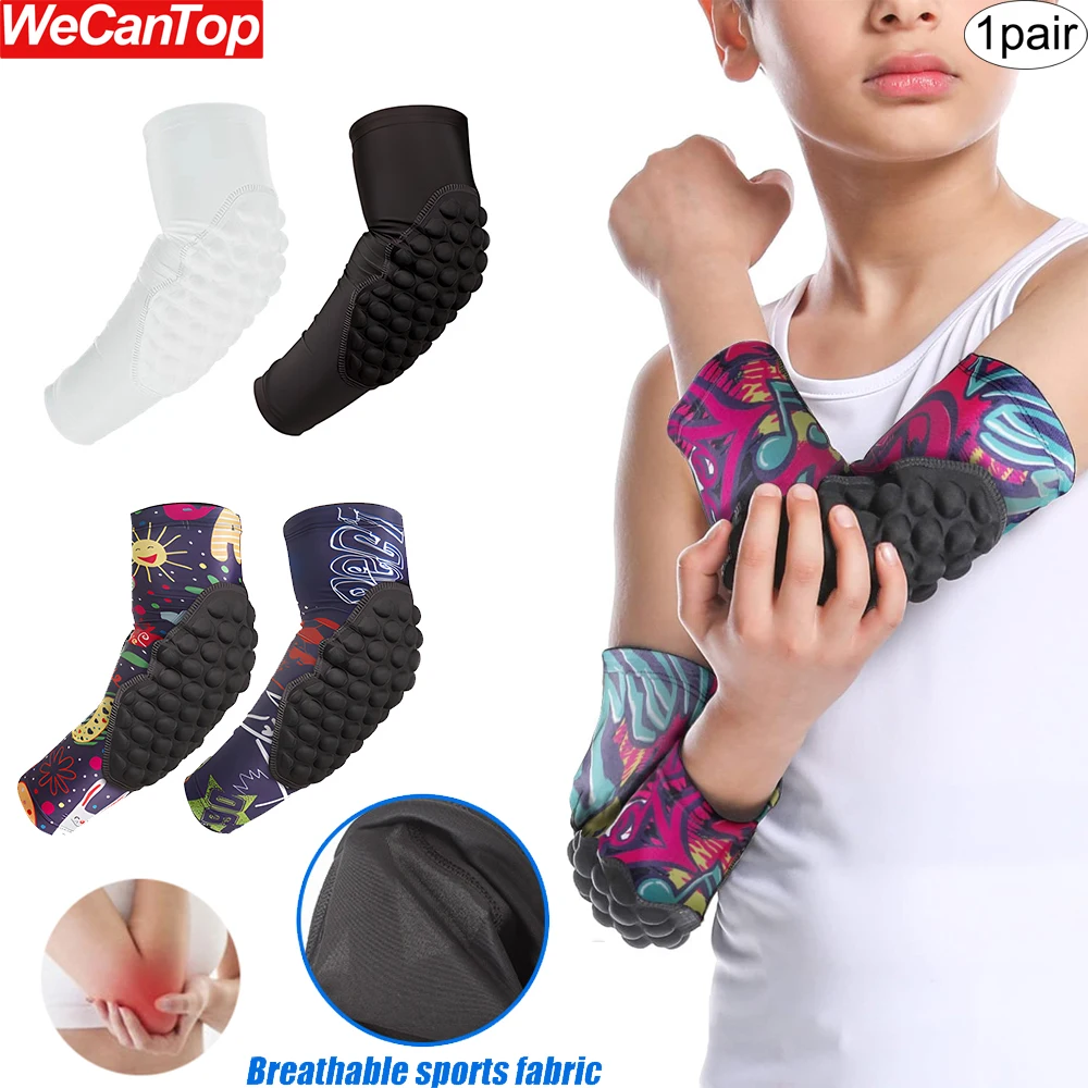 1Pair Kids/Youth 3-12 Years Sports honeycomb Compression Elbow Pads Guards Protective Gear for Basketball,Cycling,Running,Sports
1Pair Kids/Youth 3-12 Years Sports honeycomb Compression Elbow Pads Guards Protective Gear for Basketball,Cycling,Running,Sports