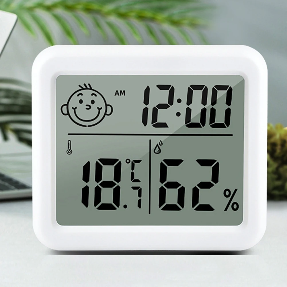 1pc Temperature Humidity Meter Digital LCD Thermometer Hygrometer Humidity Meter Room Temperature Clock Indoor
1pc Temperature Humidity Meter Digital LCD Thermometer Hygrometer Humidity Meter Room Temperature Clock Indoor