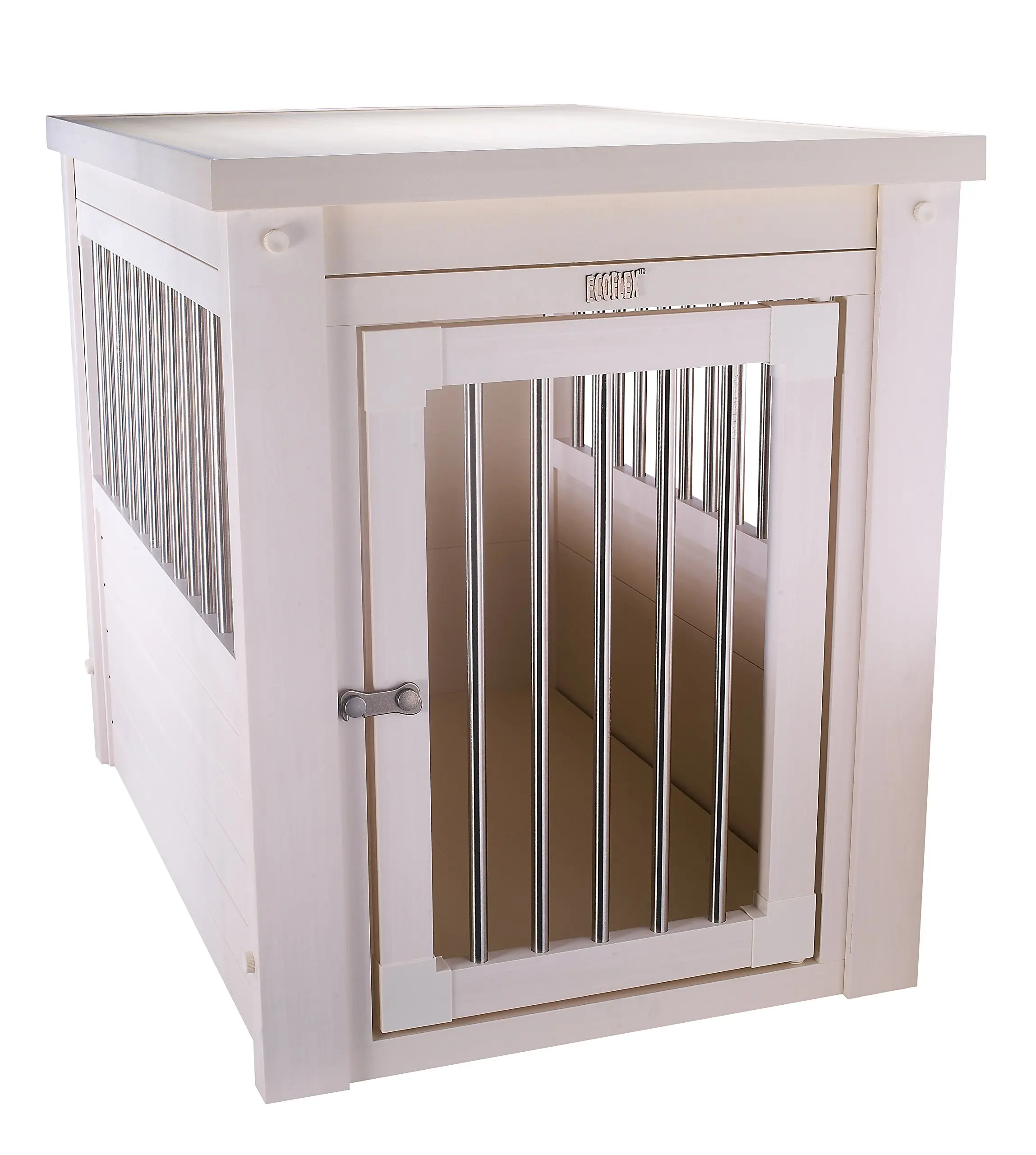 Dog Crate End Table - Furniture-Style Pet Crate for Crate Trained Dogs - Stainless Steel Tubing & a Latched Closure
Dog Crate End Table - Furniture-Style Pet Crate for Crate Trained Dogs - Stainless Steel Tubing & a Latched Closure