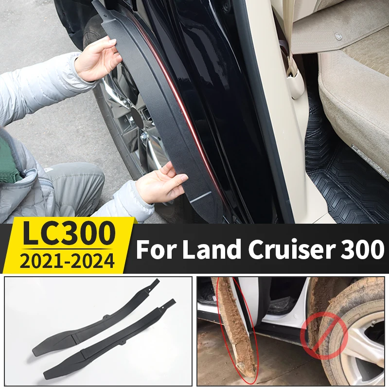 

Suitable for 2021-2024 Toyota Land Cruiser Prado 300 LC300 FJ300 rear wheel fender lining modification accessories 2022 2023