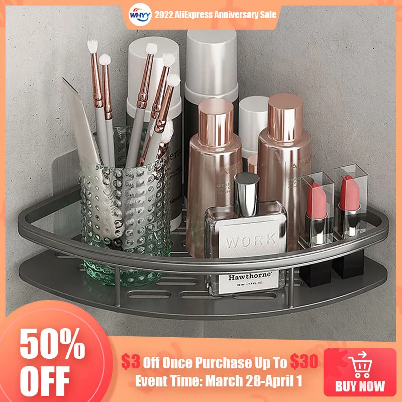 WHYY Gun Gray Bathroom Corner Shelf Rack Punch-Free Wall Shelves Toilet Shower Holder for Kitchen Organizer Storage Accessories
WHYY Gun Gray Bathroom Corner Shelf Rack Punch-Free Wall Shelves Toilet Shower Holder for Kitchen Organizer Storage Accessories