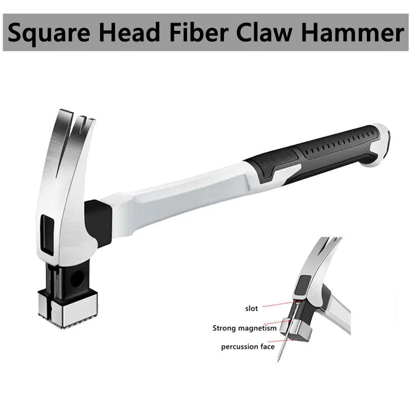 Magnetic Claw Hammer for Woodworking Automatic Nail Suction Hammer Multifunction Shockproof Non-slip Steel Hammer Hand Tool
Magnetic Claw Hammer for Woodworking Automatic Nail Suction Hammer Multifunction Shockproof Non-slip Steel Hammer Hand Tool